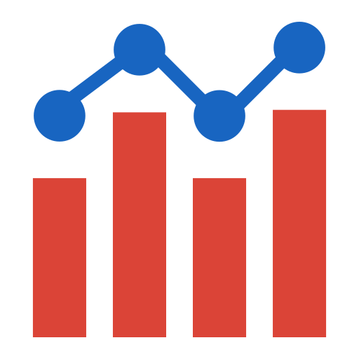 gráfico de ingresos icono gratis