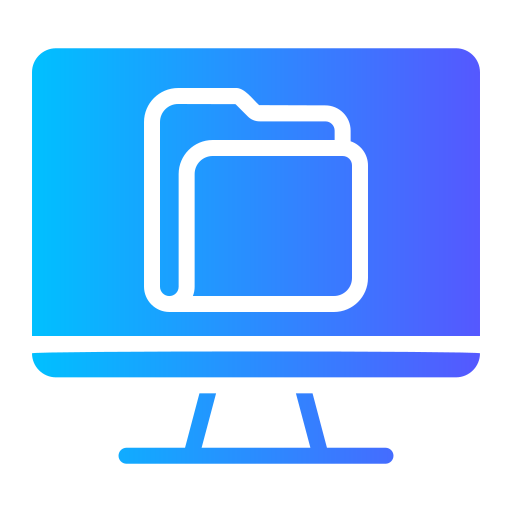 Folder Generic gradient fill icon