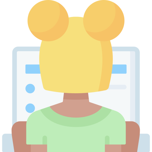 educación en línea icono gratis