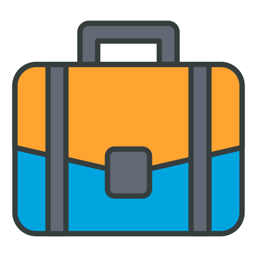 Briefcase Generic color lineal-color icon