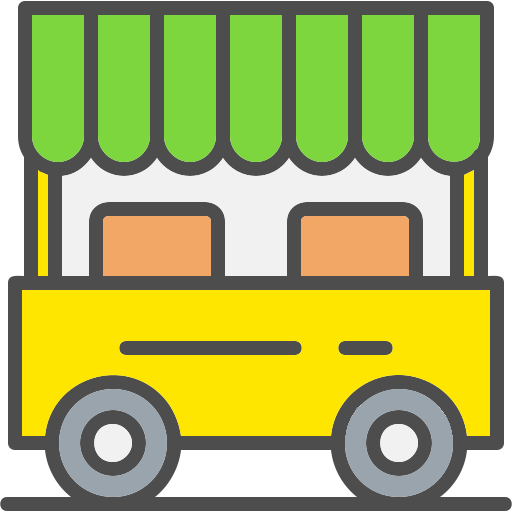 포장 마차 무료 아이콘