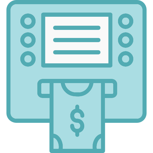 Atm machine free icon Atm machine free icon