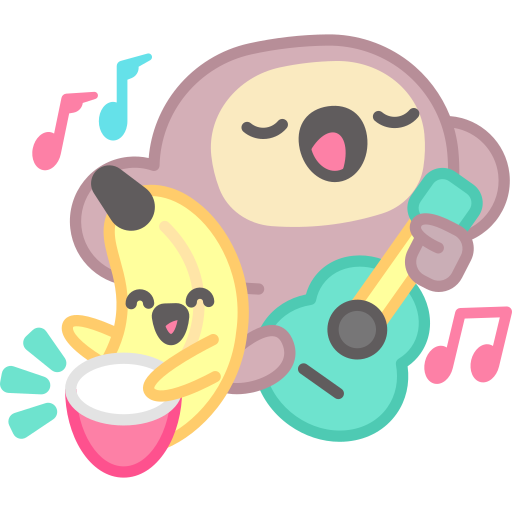 Music free sticker Music free sticker