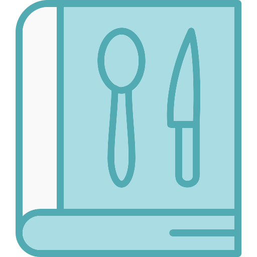 libro de recetas icono gratis