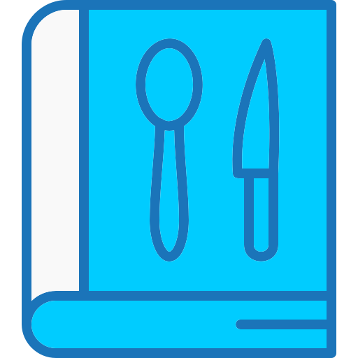 libro de recetas icono gratis