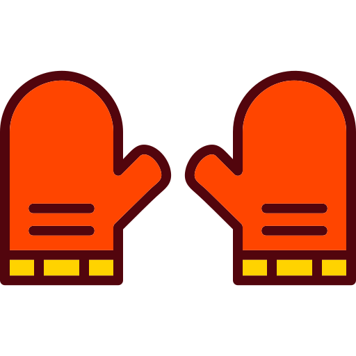 guantes de cocina icono gratis