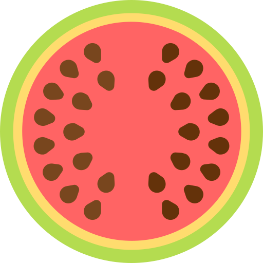 sandía icono gratis