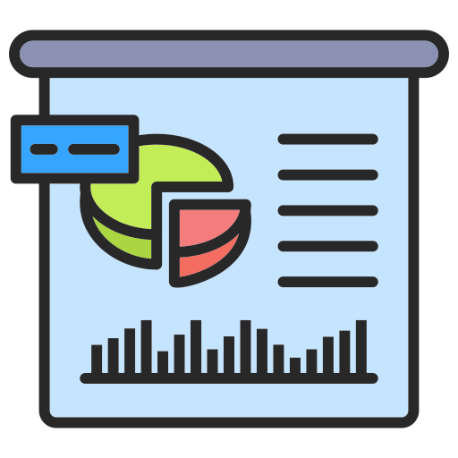 visualización de datos icono gratis