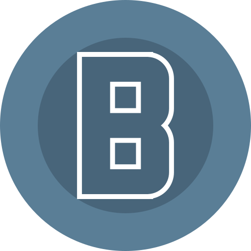 Letter B - Free Shapes And Symbols Icons