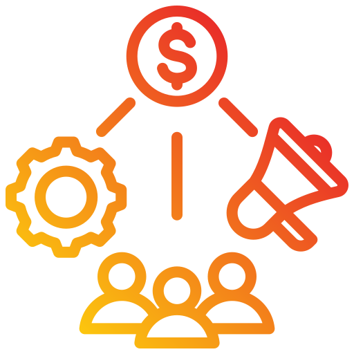 Cost and revenue free icon Cost and revenue free icon