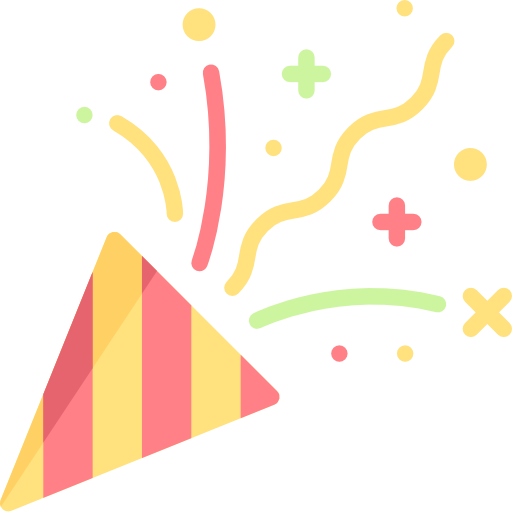 Confetti Special Flat icon