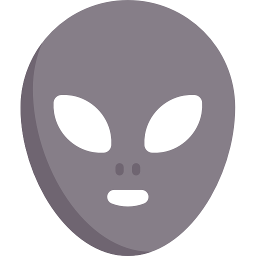 máscara alienígena icono gratis