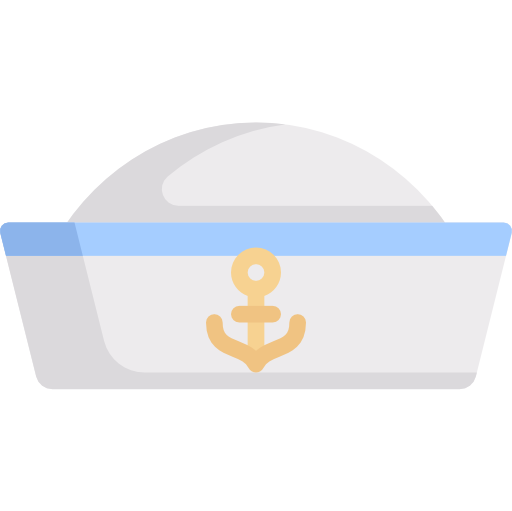 sombrero de marinero icono gratis