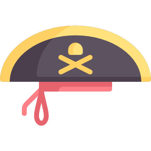 sombrero pirata icono gratis