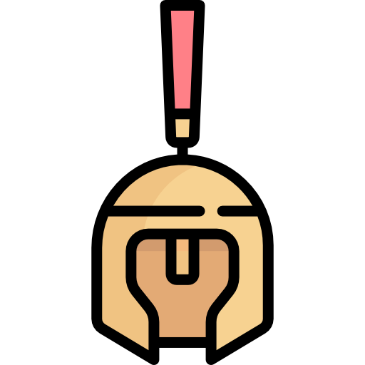 Roman helmet free icon Roman helmet free icon