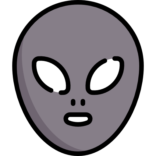 máscara alienígena icono gratis