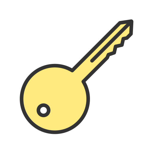 Door key - Free security icons