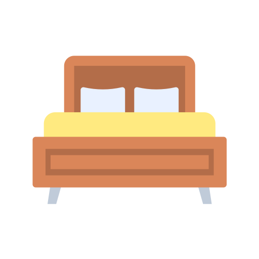 cama matrimonial icono gratis