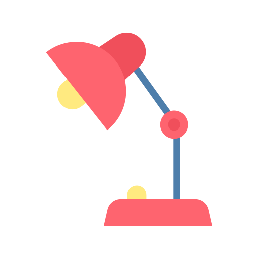 Study lamp - Free electronics icons