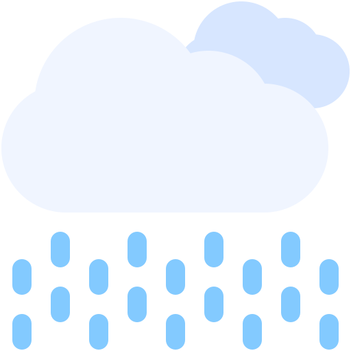 lluvioso icono gratis