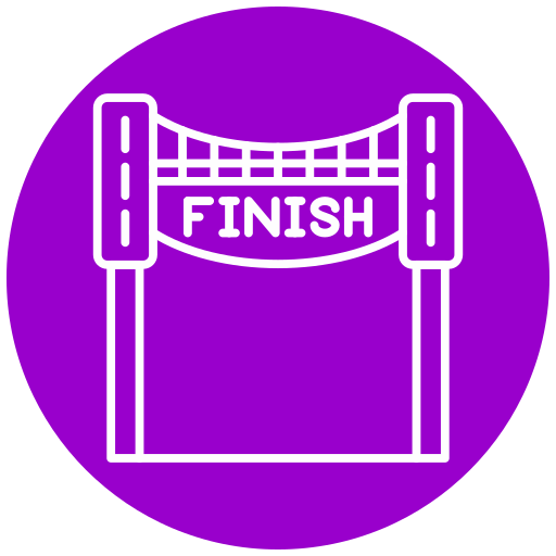 Finish line Free signaling icons
