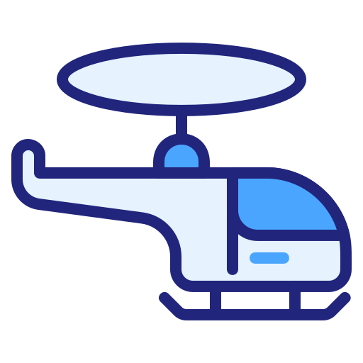 helicóptero icono gratis