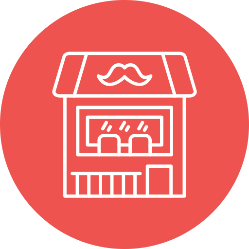 Barber shop free icon