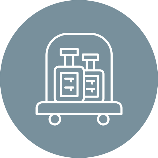 carrito de equipaje icono gratis