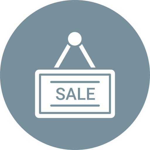vente Icône gratuit