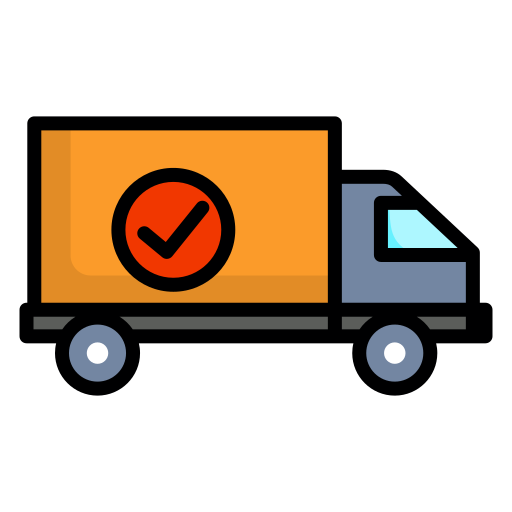 Грузовик доставки бесплатно иконка