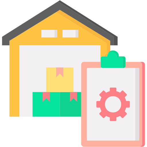 la gestión del inventario icono gratis