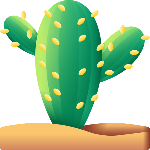 Rounded Cactus PNG, Vector, PSD, and Clipart With Transparent