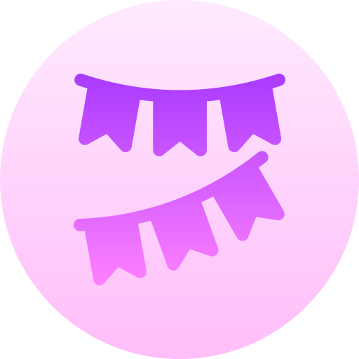 guirnaldas icono gratis