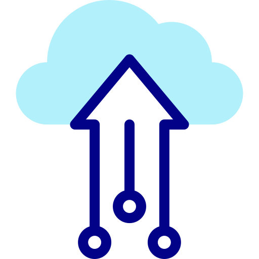 computación en la nube icono gratis