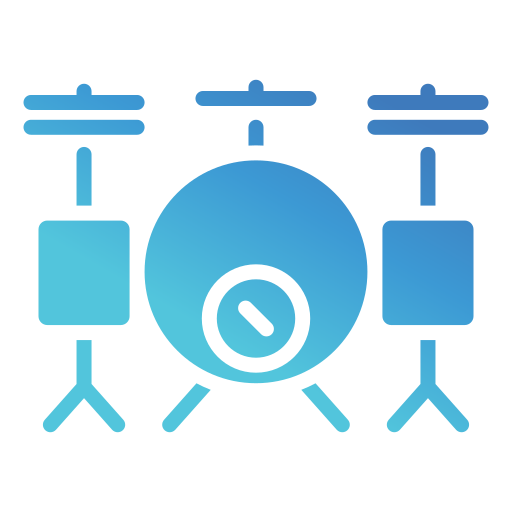 Drum set free icon