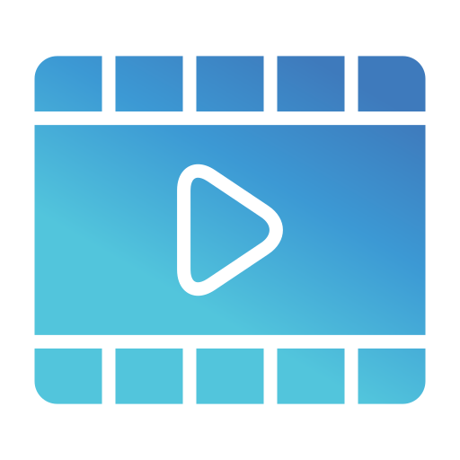 reproductor de video icono gratis