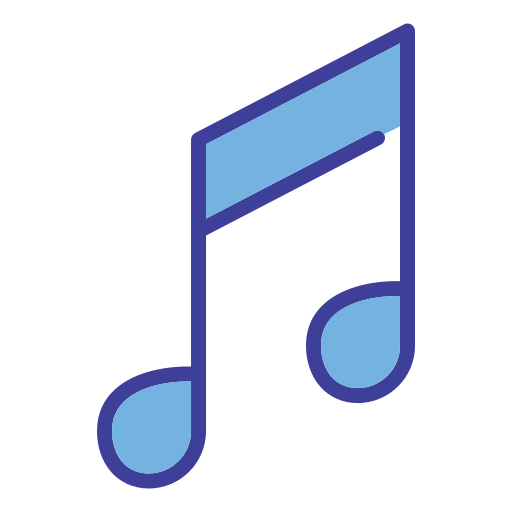 Musical note free icon