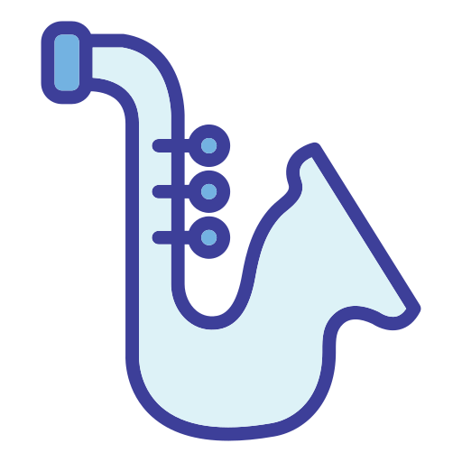 saxofón icono gratis