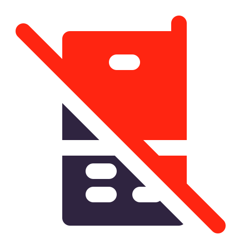 sin teléfono icono gratis