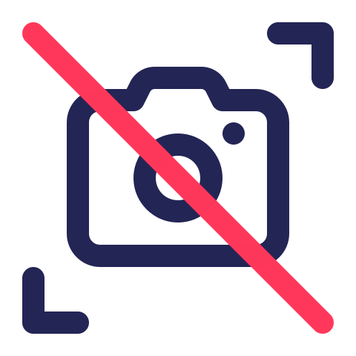 No camera - Free interface icons