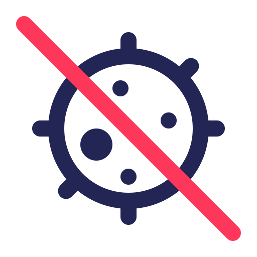 No virus free icon