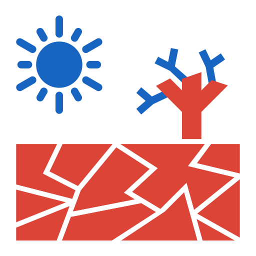 sequía icono gratis