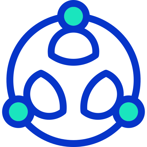 trabajo en equipo icono gratis