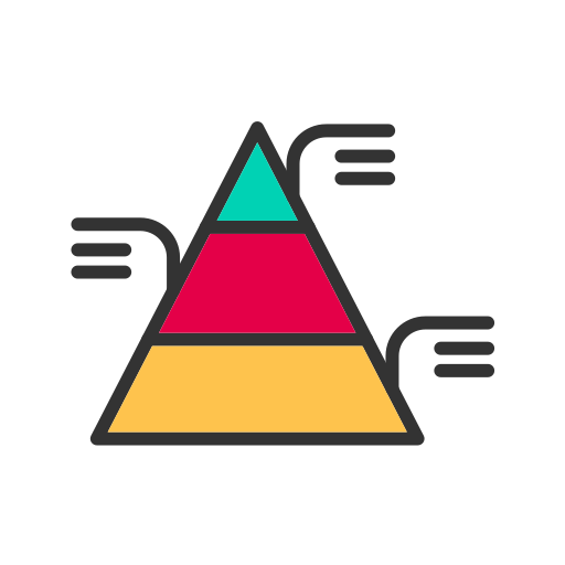 Pyramid chart - Free business and finance icons