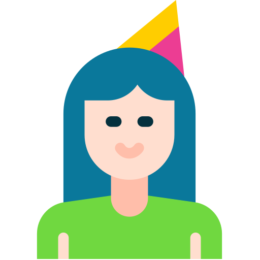 cumpleañera icono gratis