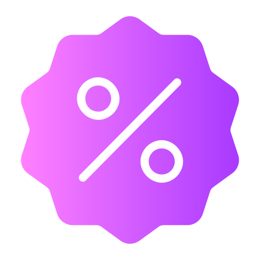 desconto grátis ícone