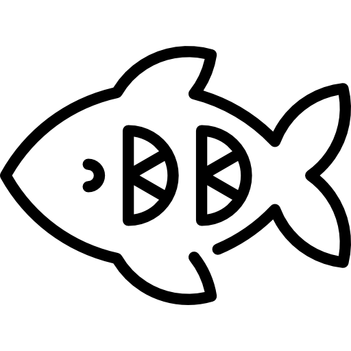 Fish and Lemon - Free food icons