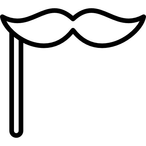 bigote icono gratis