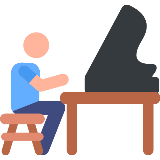 Pianist - Free people icons