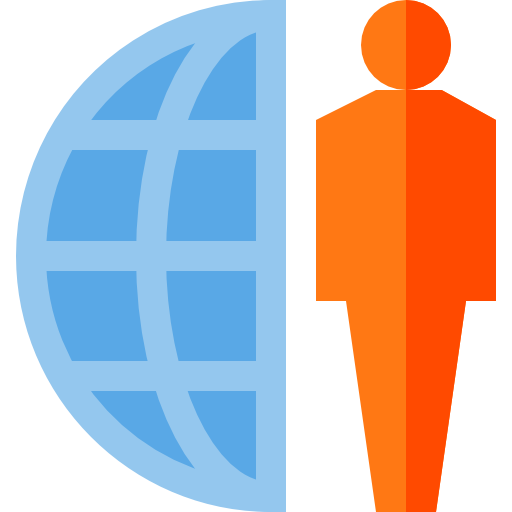 Earth grid free icon